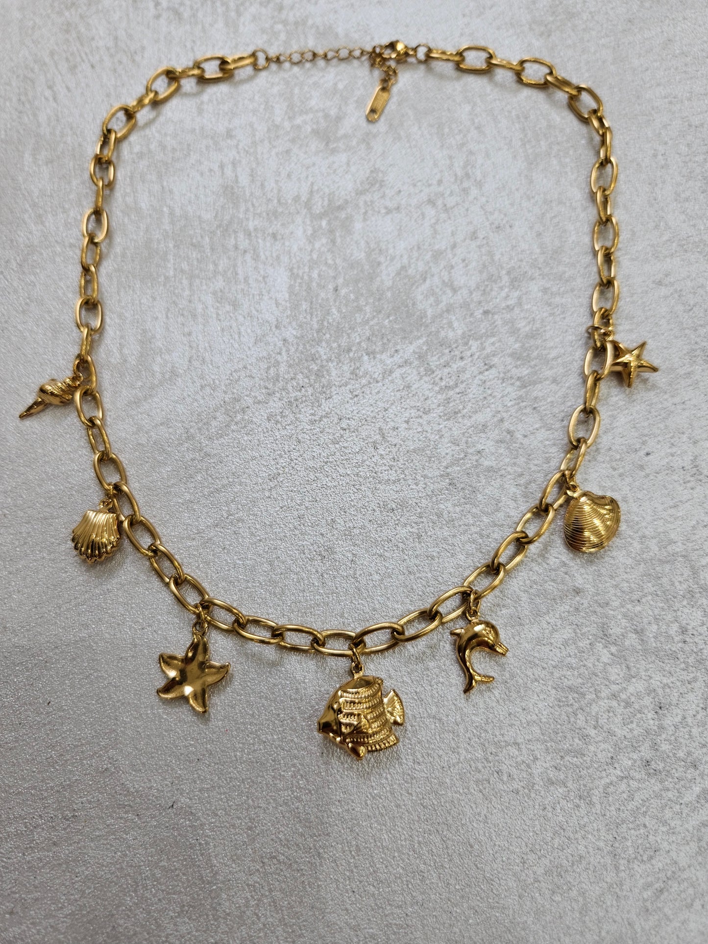 Collana marina con charm