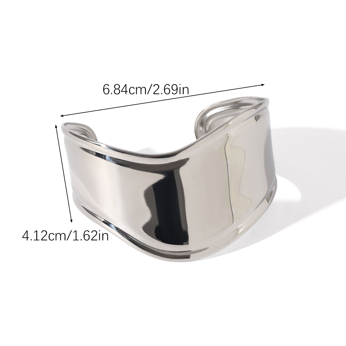 BRACCIALE EGIZIO IN ARGENTO ACCIAIO INOX 304