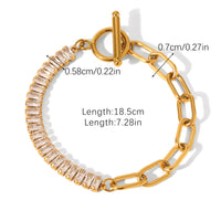 BRACCIALE DIAMOND  ACCIAIO INOX 304 REGOLABILE