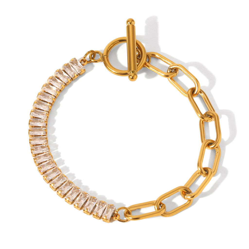 BRACCIALE DIAMOND  ACCIAIO INOX 304 REGOLABILE