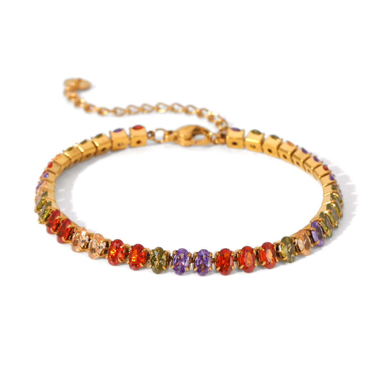 BRACCIALE ETERNITY MULTICOLOR  ACCIAIO INOX 304 REGOLABILE