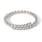 BRACCIALE TENNIS RIGIDO CON ZIRCONI ACCIAIO INOX 304
