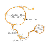 BRACCIALE BACIAMANO IN ORO ACCIAIO INOX 304 CON ZIRCONI REGOLABILE