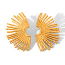 ORECCHINI VENTAGLIO GOLD ACCIAIO INOX 304