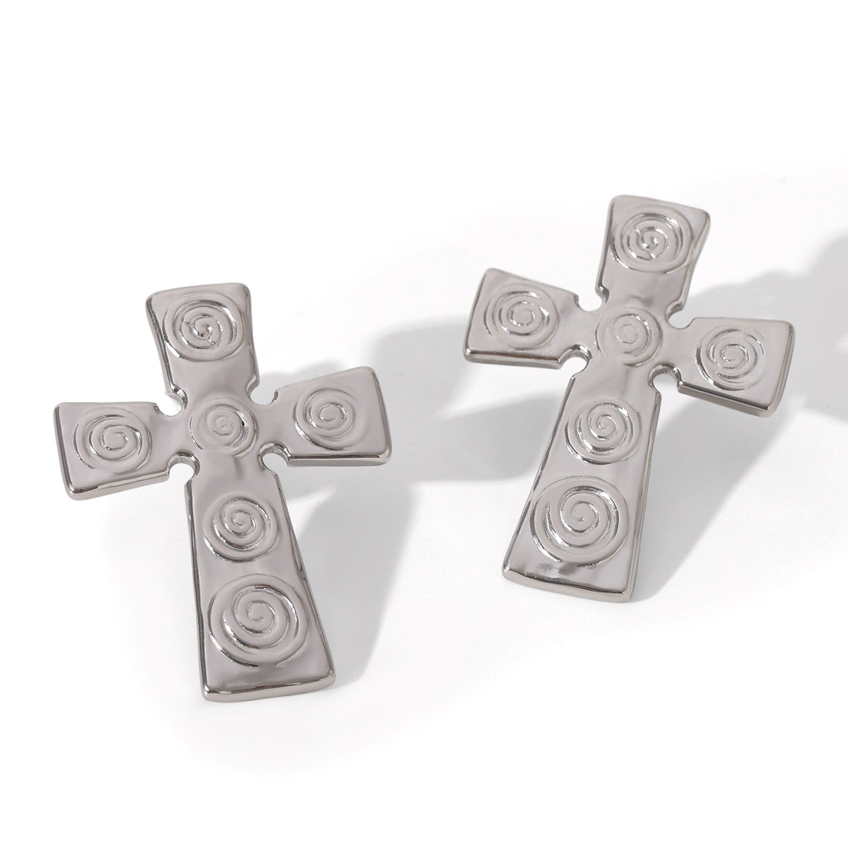 ORECCHINI ROOD IN  AREGENTO ACCIAIO INOX 304 REGOLABILE