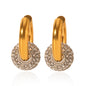 ORECCHINI LEGAMI DIAMOND ORO/AREGNTO ACCIAIO INOX 304 REGOLABILE