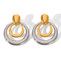 ORECCHINI MARINARA IN ORO/ARGENTO ACCIAIO INOX 304