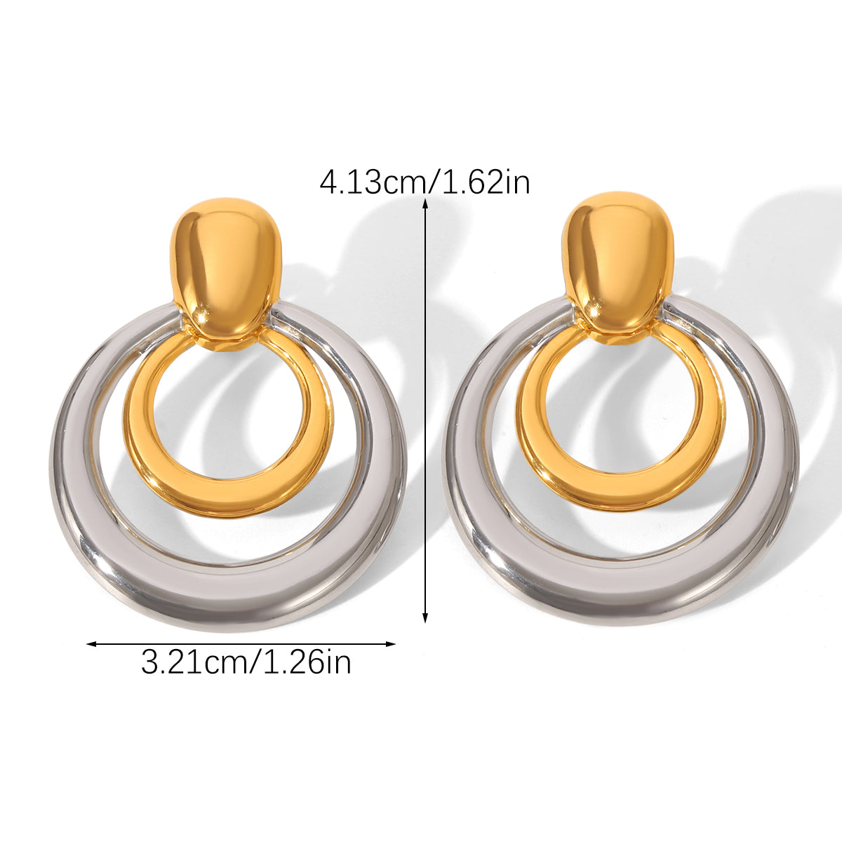 ORECCHINI MARINARA IN ORO/ARGENTO ACCIAIO INOX 304