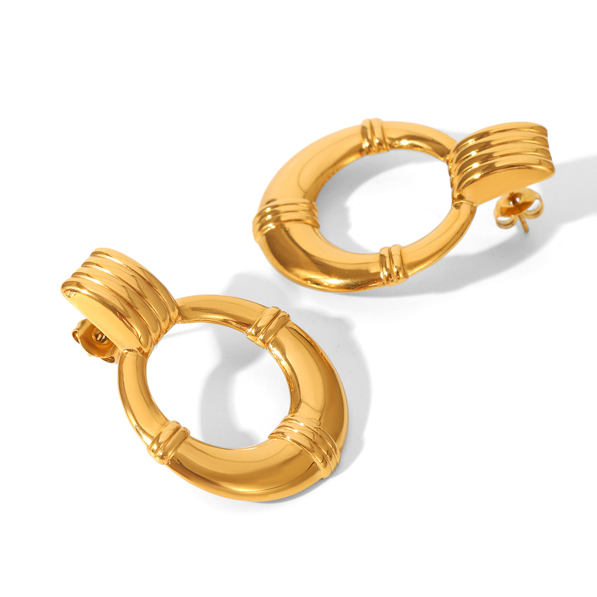 ORECCHINI MARINARA IN ORO ACCIAIO INOX 304