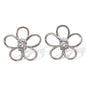 ORECCHINI FLOWERS IN ARGENTO ACCIAIO INOX 304