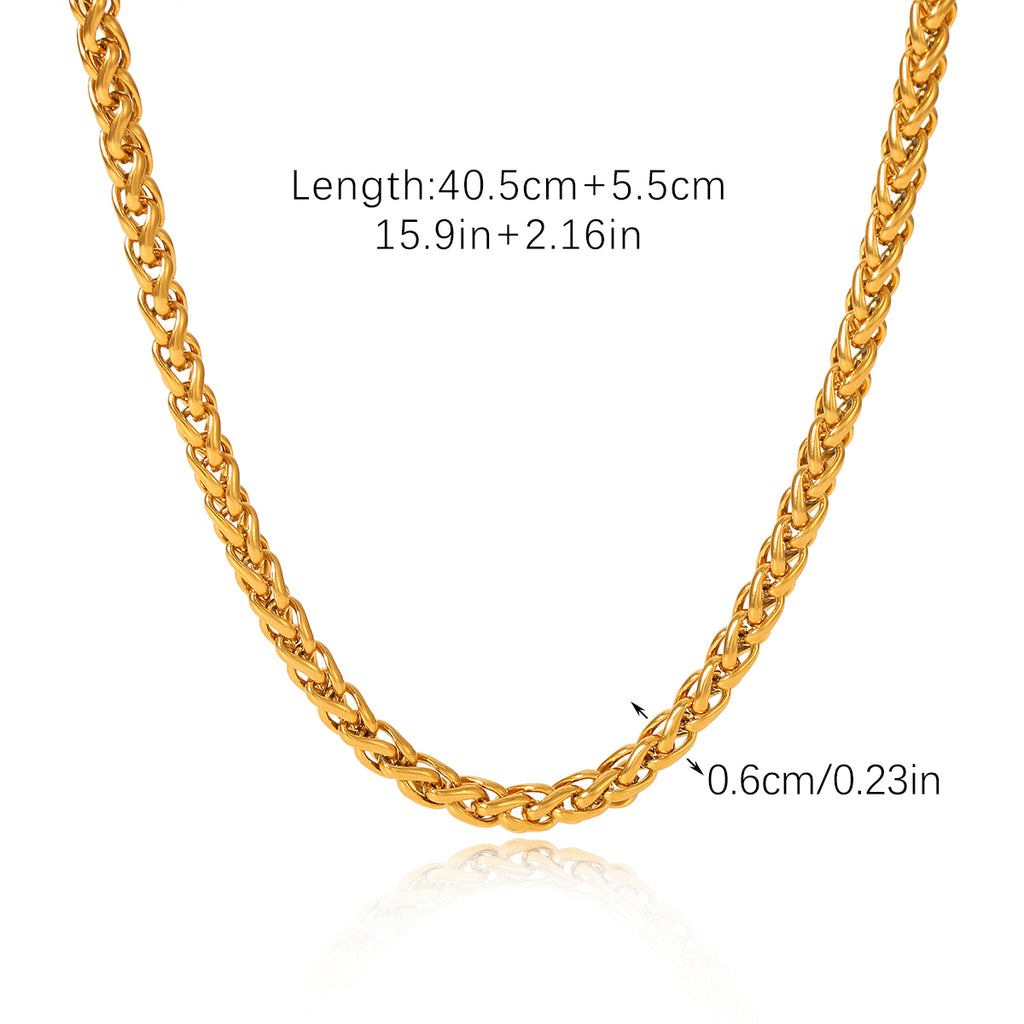 COLLANA MARINARA ORO ACCIAIO INOX 304