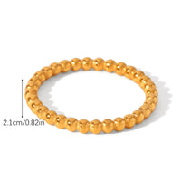 ANELLO SFERE GOLD ACCIAIO INOX 304 MIS.7