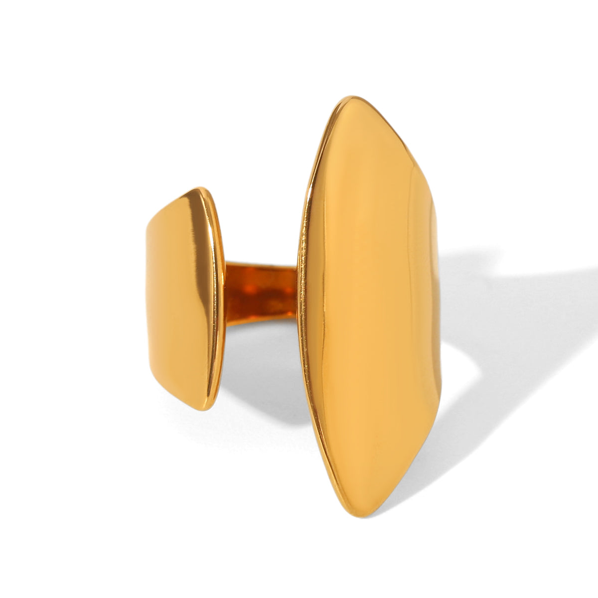 ANELLO FASCIA IN ORO REGOLABILE ACCIAIO INOX 304