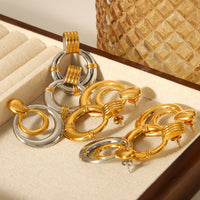 ORECCHINI MARINARA IN ORO/ARGENTO ACCIAIO INOX 304