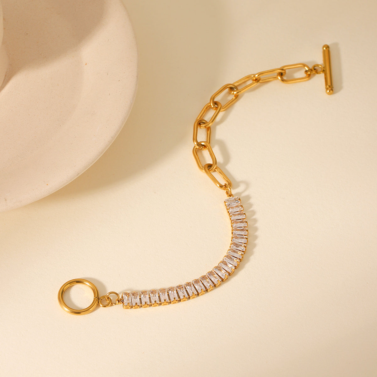 BRACCIALE DIAMOND  ACCIAIO INOX 304 REGOLABILE