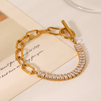 BRACCIALE DIAMOND  ACCIAIO INOX 304 REGOLABILE