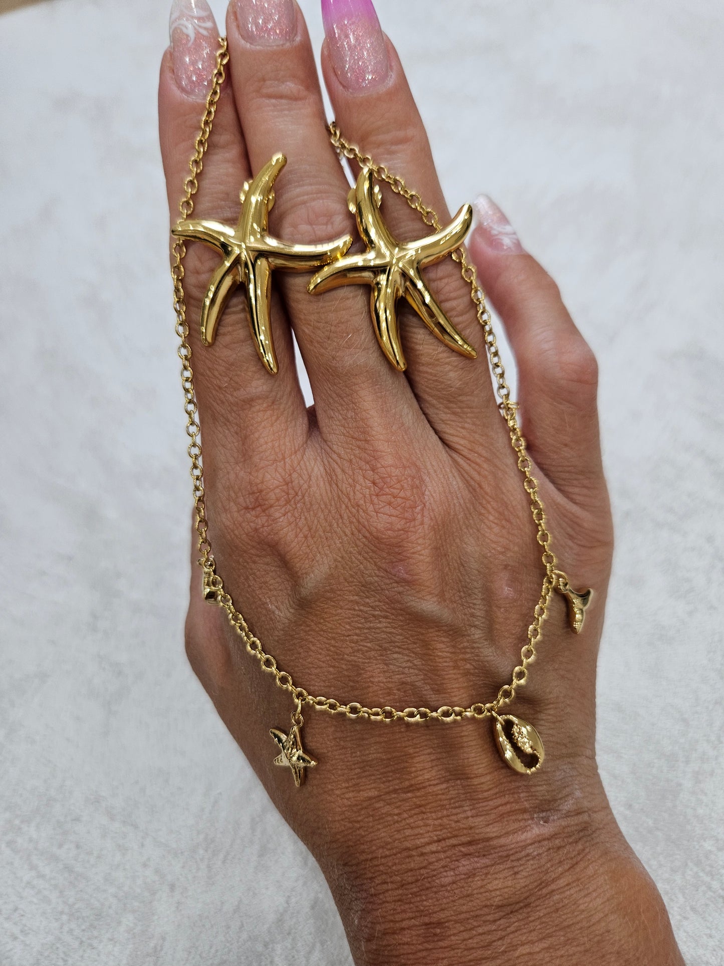 Completo collana e orecchini con charm in acciaio inox inossidabile