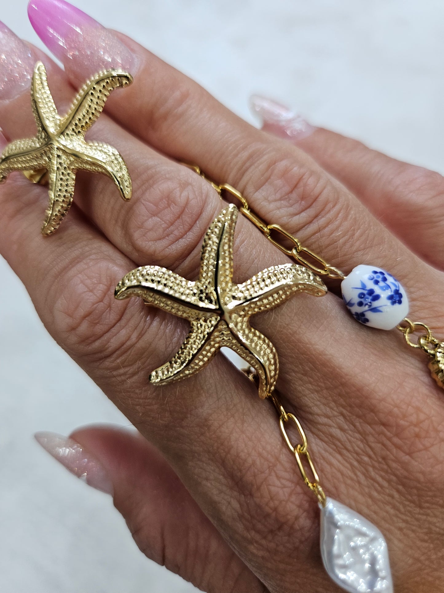 Tris Marino orecchini bracciale e collana in acciaio inox inossidabile