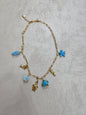 Collana con charm tartaruga in acciaio inox