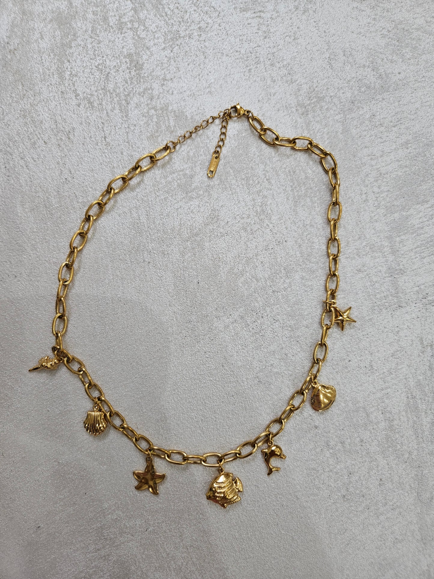 Collana marina con charm