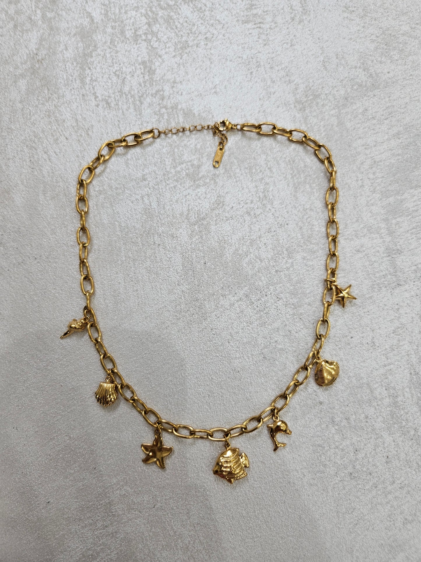 Collana marina con charm