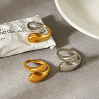 ANELLO HUG SILVER REGOLABILE ACCIAIO INOX 304