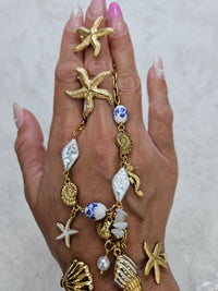 Tris Marino orecchini bracciale e collana in acciaio inox inossidabile