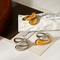 ANELLO HUG SILVER REGOLABILE ACCIAIO INOX 304