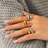 ANELLO HUG SILVER REGOLABILE ACCIAIO INOX 304