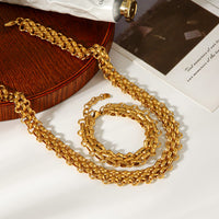 COLLIER SOFIA IN ORO ACCIAIO INO 304