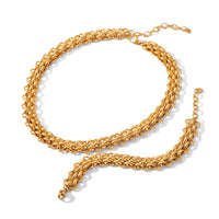 COLLIER SOFIA IN ORO ACCIAIO INO 304