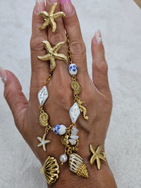 Tris Marino orecchini bracciale e collana in acciaio inox inossidabile