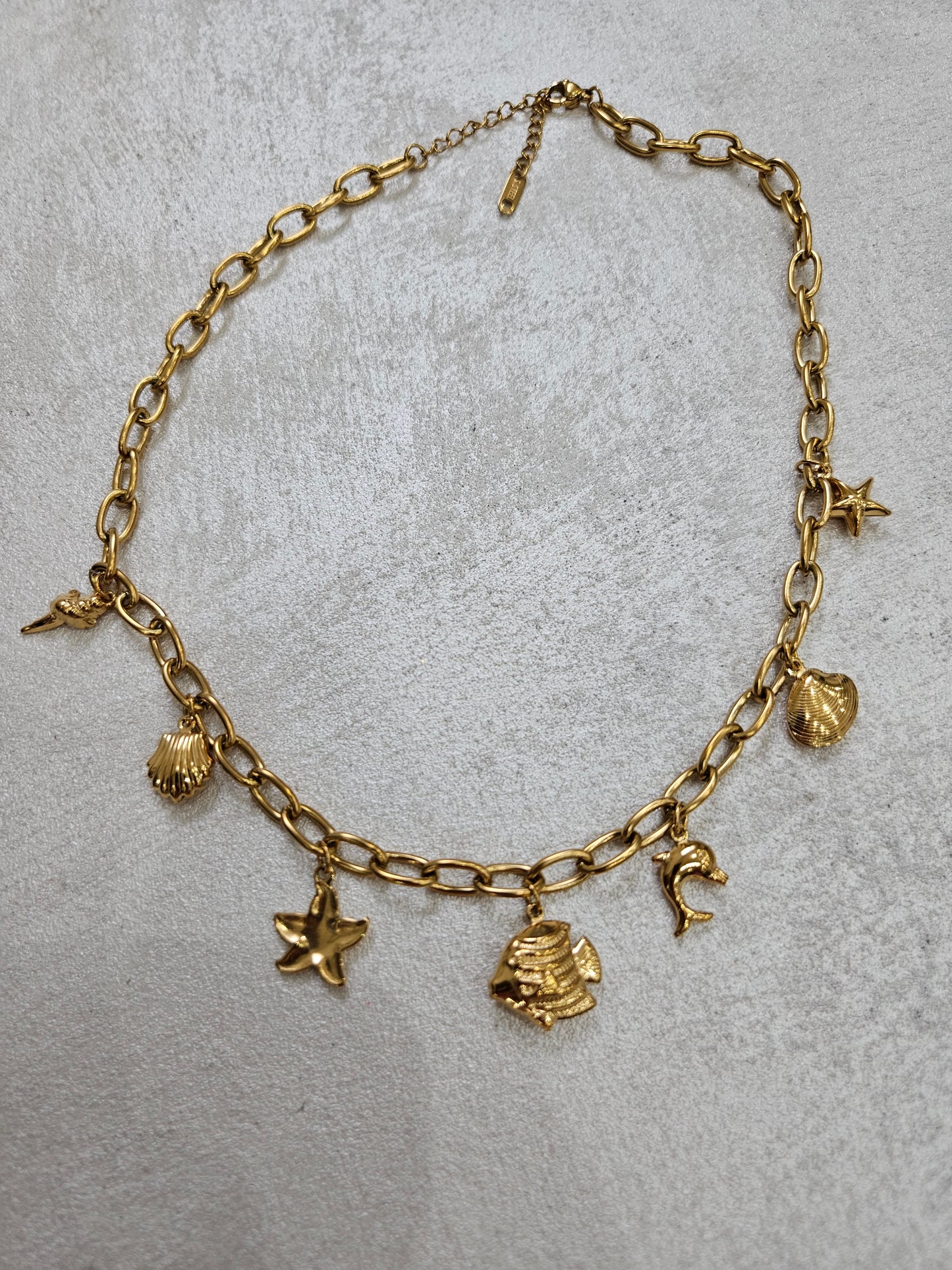 Collana marina con charm