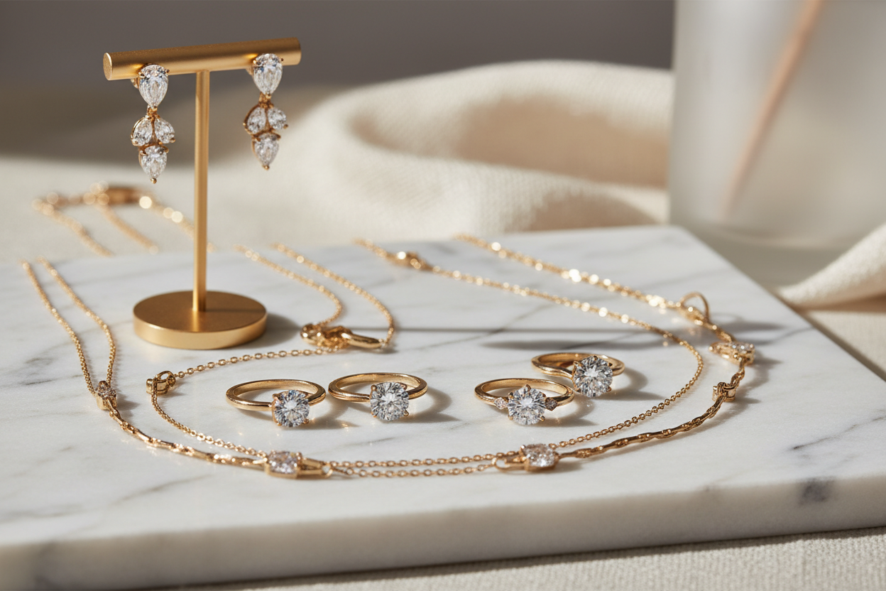 una bellissima immagine per un brand di gioielli 